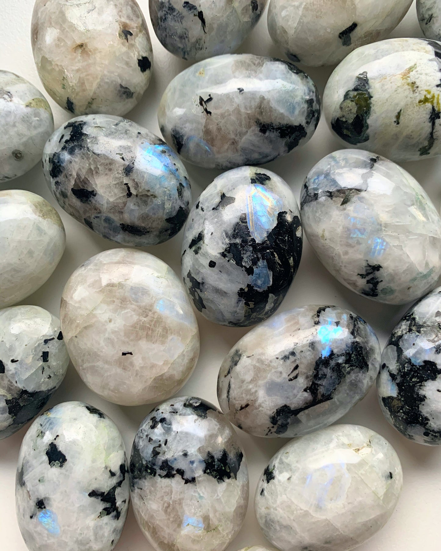 Moonstone Palm Stone