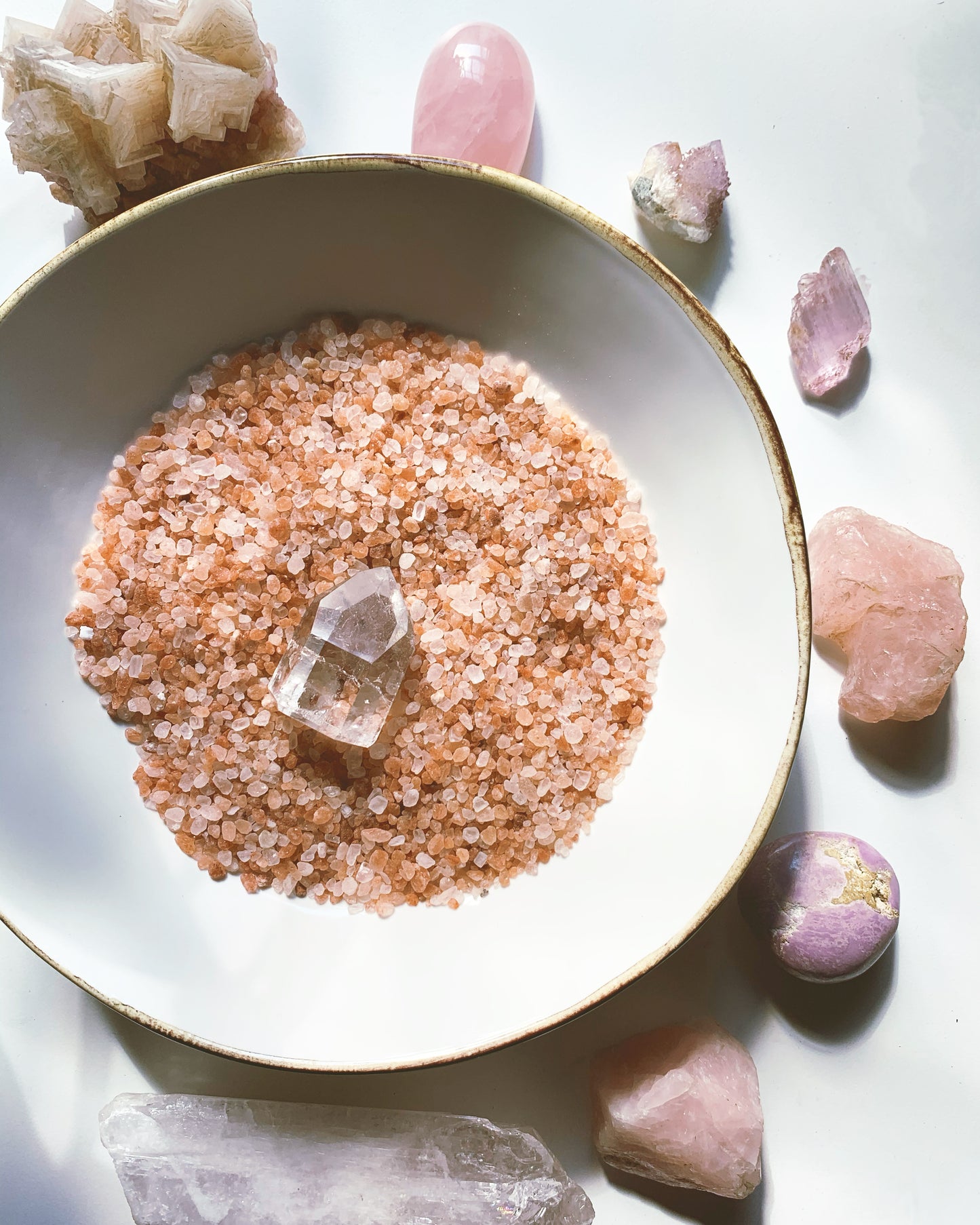 Rose Quartz Soaking Salts